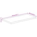 vidaXL Stolová doska 140x60x2,5 cm obdĺžnik masívna akácia živá hrana