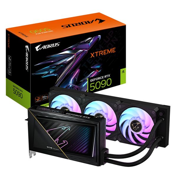 GIGABYTE AORUS GeForce RTX 5090 XTREME WATERFORCE/32GB/GDDR7 GIGABYTE GeForce 5090 XTREME WATERFORCE 32G / PCI-E / 32GB GDDR7 / HDMI / 3x DP