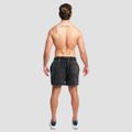 Šortky Aura Washed Black - GymBeam, veľkosť M, čierna