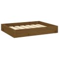 vidaXL Psia posteľ medovo-hnedá 61,5x49x9 cm borovicový masív