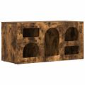vidaXL TV skrinka ELST 80 x 35 x 40 cm Dymová dub Kompozitné drevo