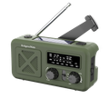 Rádio KRUGER & MATZ KM0835 SOS FM/ AM, Bluetooth, powerbanka 2000mAh, svietidlo, solar, dynamo