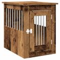 vidaXL Nábytok do prepravky pre psa Old Wood 45x62x59 cm