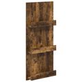 vidaXL Regál na časopisy Dymová dub 43 x 11 x 102 cm Kompozitné drevo