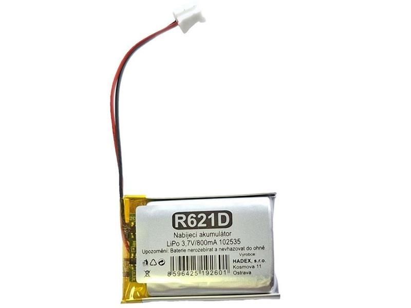 Nabíjacie batérie LiPo 3,7V/800mA 102535 HADEX
