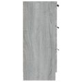 vidaXL Komoda sivý dub sonoma 60x30x70 cm spracované drevo