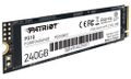 PATRIOT P310 240GB SSD / Interný / M.2 PCIe Gen3 x4 NVMe 1.3 / 2280 SSD disk, interný, 240GB, M.2 2280, PCIe Gen3 x4, NVMe 1.3