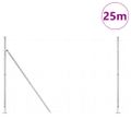vidaXL Zvarené drôtené pletivo s betónovým základom 25 x 1,6 m