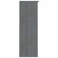 vidaXL Nadstavec na komodu HAMAR, tmavosivý 85x35x100 cm, borovica