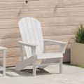 vidaXL Adirondack stolička Biela HDPE