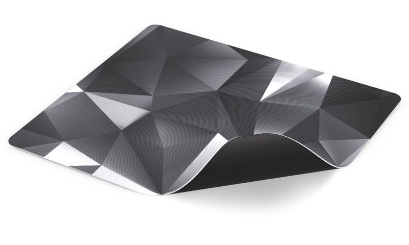 Endorfy podložka na stôl Crystal L Black / 450×400×3 mm / vodoodolná / čierna Podložka pod myš, herná, 450×400×3mm, vodoodolná, čierna