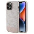 Puzdro Guess pre iPhone 14 Pro Max 6,7" GUHCP14XG4GLPI ružové HC PC/TPU 4G PU PRUH NA SPODKU