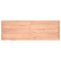 vidaXL Stolová doska bledohnedá 180x60x(2-6) cm ošetrený masívny dub