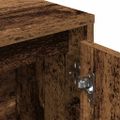 vidaXL Knižnica staré drevo 89x24x101,5 cm kompozitné drevo