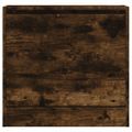 vidaXL Botník dymový dub 60x21x57 cm spracované drevo