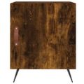 vidaXL Nočné stolíky 2 ks dymový dub 40x40x50 cm kompozitné drevo