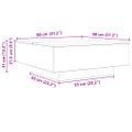 vidaXL Konferenčný stolík dub sonoma 80x80x31 cm drevotrieska