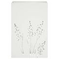 vidaXL Záhradný kvetináč 2 ks Biela 50 x 30 x 75 cm