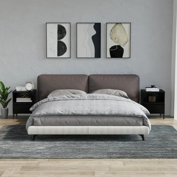 vidaXL Nočné stolíky 2 ks čierne 40x35x50 cm
