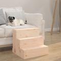 vidaXL Schody pre domáce zvieratá 40x37,5x35 cm masívna borovica