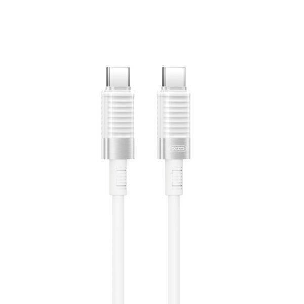 Kábel XO NB-Q282B PD USB-C - USB-C 1,0 m 60W biely