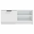 vidaXL TV stolíky 2 ks lesklé biele 80x35x36,5cm spracované drevo