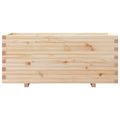 vidaXL Záhradný kvetináč 110x40x49,5 cm masívna borovica