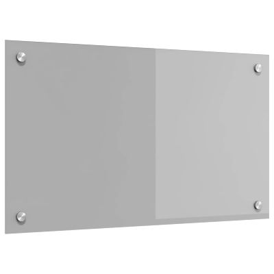 vidaXL Kuchynský obklad Svetlosivá 70 x 40 cm tvrdené sklo