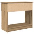 vidaXL konzolový stolík so zásuvkami dub artisan 85,5x38,5x74,5 cm