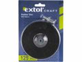 Nosič brúsnych výsekov do vŕtačky - suchý zips, Ø125mm, stopka 8mm EXTOL-CRAFT