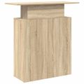 vidaXL Recepčný pult, dub sonoma, 100x40x104 cm, imitácia dreva