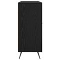 vidaXL Servírovacia skriňa Čierny dub 89,5 x 34 x 80 cm