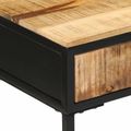 vidaXL Konzolový stôl Hnedá 100 x 55 x 89.5 cm Pevné mango drevo a kov