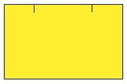 cenovkové etikety 25x16 CONTACT - žlté (pre etiketovacie kliešte) 1.125 ks/rol.