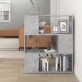 vidaXL Knižnica/deliaca stena betónovo sivá 80x24x94 cm drevotrieska