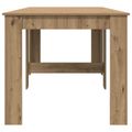 vidaXL Jedálenský stôl 240 x 85 x 75 cm Kompozitné drevo Dub artisan