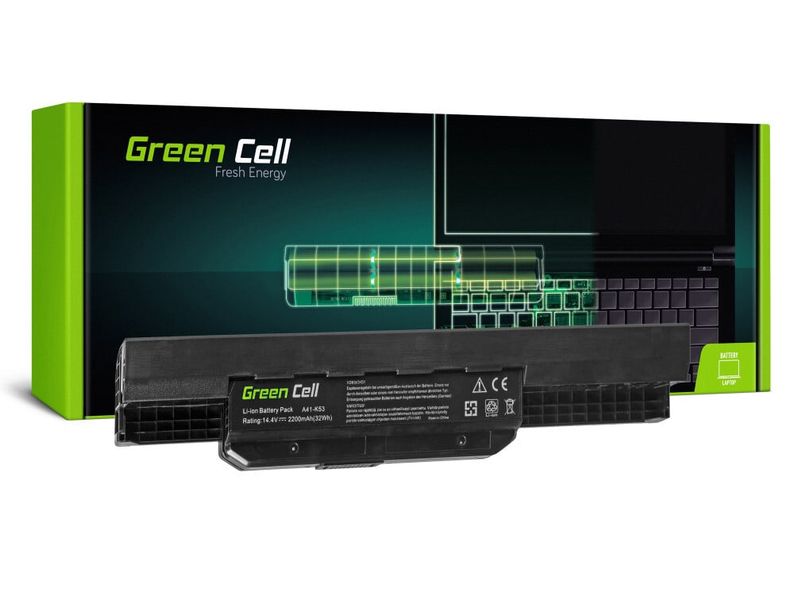 Green Cell AS53 batéria pre Asus A537 K53 K53E K53S K53SV X53 X53S X53U X54 X54C X54F X54H