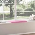vidaXL Vankúš na lavičku Látka Ružová Hĺbka 35 cm