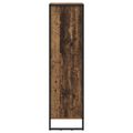 vidaXL Knižnica 99.5 x 30 x 108.5 cm Kompozitné drevo Staré drevo