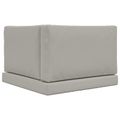 vidaXL Vankúš na vonkajšiu pohovku Polyester Sivá 80 x 80 cm