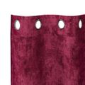 vidaXL Sametové závesy 2 ks Víno červené 260 x 140 cm Zamat