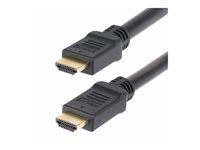 High Speed - HDMI kábel - HDMI s pinmi (male) do HDMI s pinmi (male) - 15 m - tienený - čierna - aktívny, jednosmerný, podpora 4K60Hz, podpora HDR10