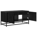 vidaXL TV skrinka 80 x 34,5 x 40 cm Čierny dub Kompozitné drevo