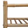 vidaXL Regál na topánky 68 x 28 x 63 cm Bambus Prírodná