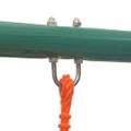 vidaXL Súprava hojdačiek so 4 sedadlami, oranžová