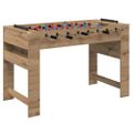 vidaXL Stolný futbal Remeselný Dub 125 x 60,5 x 80 cm Kompozitné drevo