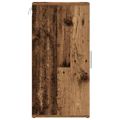 vidaXL Skrinky na topánky 2 ks staré drevo 32x35x70 cm drevotrieska