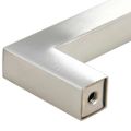 vidaXL Rukoväte na skrinku 10 ks strieborné 128 mm nehrdzavejúca oceľ