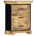 vidaXL Skrinka so zásuvkami 60x30x75 cm masívne mangovníkové drevo