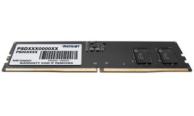 PATRIOT Signature 16GB DDR5 6400MT/s / CUDIMM / CL52 / 1,1V / Operačná pamäť, DDR5, 16GB, 6400MT/s, CUDIMM, CL52, 1,1V, čierna